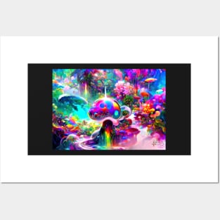 Color Globs | Rainbow Tropics Posters and Art